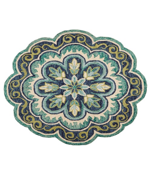 LR Home Daleyza Area Rug LR Home Daleyza DAZZ-AQ 1B1681E5903048