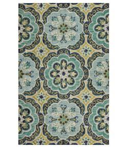LR Home Daleyza DAZ-AQ Green Area Rug 7 ft. 9 in. X 9 ft. 9 in. Rectangle