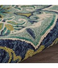LR Home DAZZLE 54077 Teal 4' X 4' Round Rug