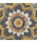 LR Home DAZZLE 54078 Gray 6' Round Rug