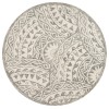LR Home Daleyza DAZ-AS Ivory Area Rug 6 ft. Round