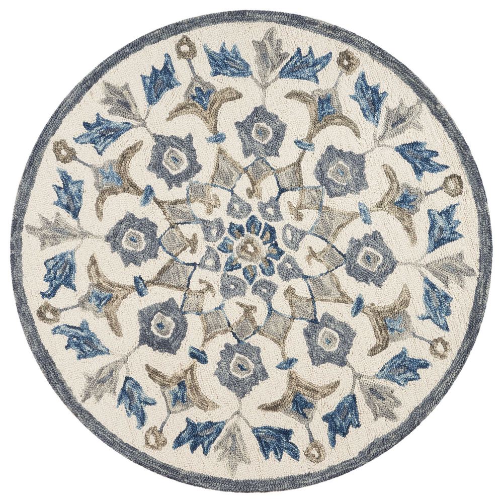 Daleyza DAZ-AT Ivory Area Rug 4 ft. Round - Rugs Town
