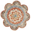 LR Home Daleyza DAZ-AU Rust Area Rug 6 ft. Round