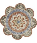 LR Home DAZZLE 54091 Rust 6' Round Rug