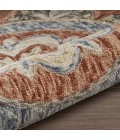 LR Home DAZZLE 54091 Rust 6' Round Rug