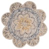 LR Home Daleyza DAZ-AU Gray Area Rug 4 ft. Round
