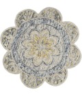 LR Home DAZZLE 54092 Gray 6' Round Rug