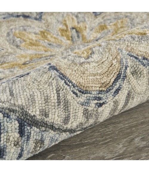 LR Home DAZZLE 54092 Gray 6' Round Rug