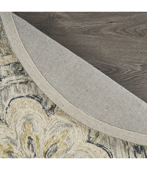 LR Home DAZZLE 54092 Gray 6' Round Rug