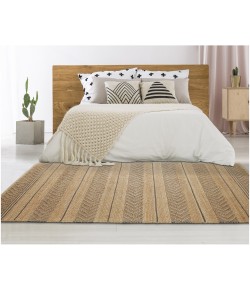 Ehrania EAR-AU Tan/Gray 5 ft. x 7 ft. 9 in. Rectangle Area Rug