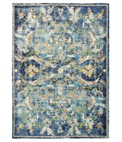 LR Home Gabriella GAL-AA Navy Area Rug 7 ft. 9 in. X 9 ft. 9 in. Rectangle