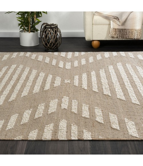 LR Home Geoblend Natural/Ivory 82517 10 ft. X 14 ft. Rect. Rug