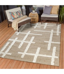 LR Home Geoblend Natural/Ivory 82519 9 ft. X 12 ft. Rect. Rug