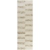 Gea GEO-AD Ivory/Natural 2 ft. 6 in. x 8 ft. Runner Area Rug