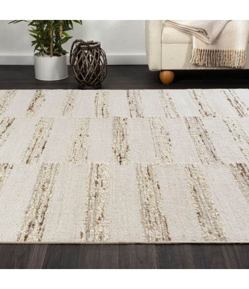 LR Home Geoblend Ivory/Natural 82523 10 ft. X 14 ft. Rect. Rug