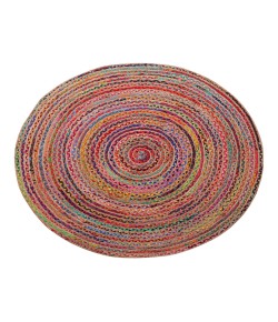 Hadley HAV-AI Multi/Natural 7 ft. Round Area Rug