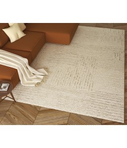 LR Home Harlow HAZ-AJ Beige/Cream 9 ft. x 12 ft. Rectangle Rug
