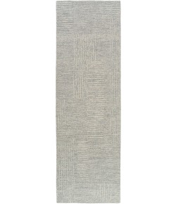 Harlow HAZ-AJ Light Gray/ Ivory 2 ft. 6 in. x 8 ft. Runner Rug