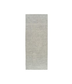 LR Home Harlow HAZ-AJ Light Gray/ Ivory 2 ft. 6 in. x 8 ft. Runner Rug