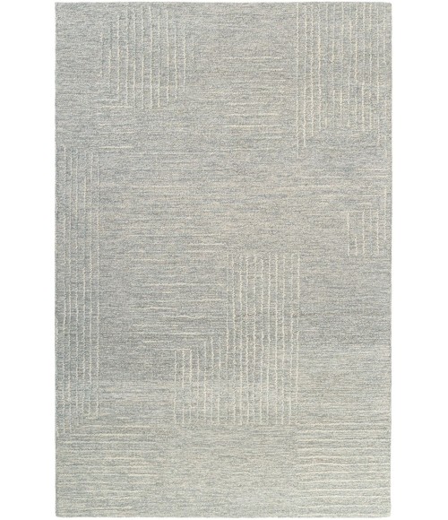 LR Home Haze Light Gray/ Ivory 82447 5 ft. X 7 ft. 9 in. Rect. Rug
