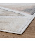 LR Home KISMET 81491 White/ Salmon 5'-3" X 7'-2 Rect. Rug