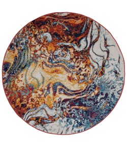 Keisha KIS-AD Multi Area Rug 4 ft. 4 in. Round