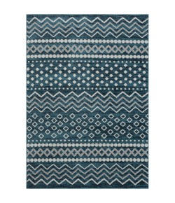 LR Home Lanham LANHM82270 Navy Area Rug 7 ft. 9 in. X 9 ft. 9 in. Rectangle