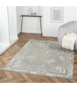 Leilani LAN-AM Gray Area Rug 5 ft. X 7 ft. Rectangle