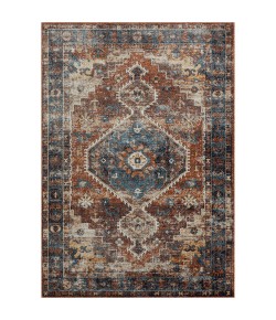 Leilani LAN-AP Blue Area Rug 5 ft. X 7 ft. Rectangle