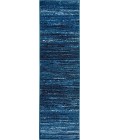 LR Home MATRIX 81197 Soft Blue/ Black 7'9" X 9'5 Rect. Rug
