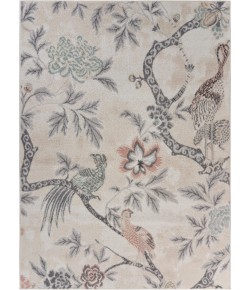 Mia MEA-AU Ivory Area Rug 5 ft. 2 in. X 7 ft. 2 in. Rectangle