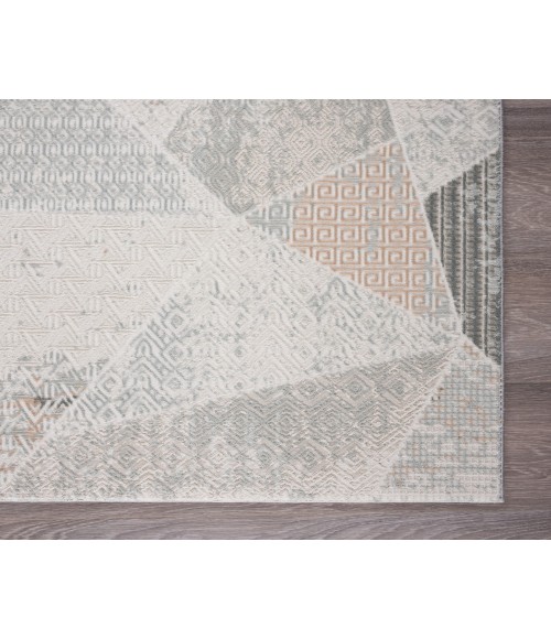 LR Home MICHELLE 81639 Coconut Milk/ Shark 5'3"X7'3 Rect. Rug