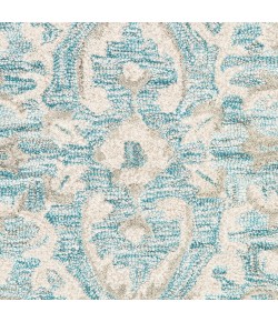 Monica MOD-AA Turquoise Gray Area Rug 7 ft. 9 in. X 9 ft. 9 in. Rectangle
