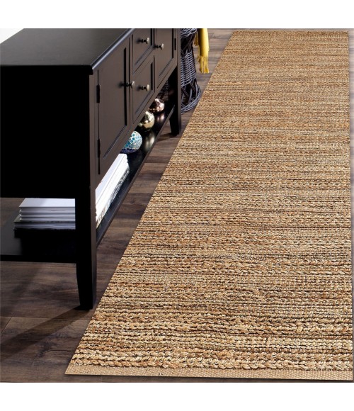 LR Home Natural Fiber Natural jute 03302 2 ft. 6 in. X 7 ft. 9 in. Rect. Rug