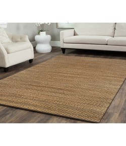 LR Home Nathalia NAT-AJ Natural jute Area Rug 5 ft. X 7 ft. 9 in. Rectangle