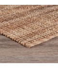 LR Home Natural Fiber Natural Jute/Rust 03305 2 ft. X 3 ft. Rect. Rug