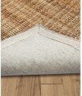 LR Home Natural Fiber Natural Jute/Rust 03305 2 ft. X 3 ft. Rect. Rug