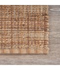 LR Home Natural Fiber Natural Jute/Rust 03305 2 ft. X 3 ft. Rect. Rug