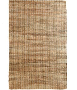 LR Home Natural Fiber Natural Jute/Rust 03305 2 ft. X 3 ft. Rect. Rug