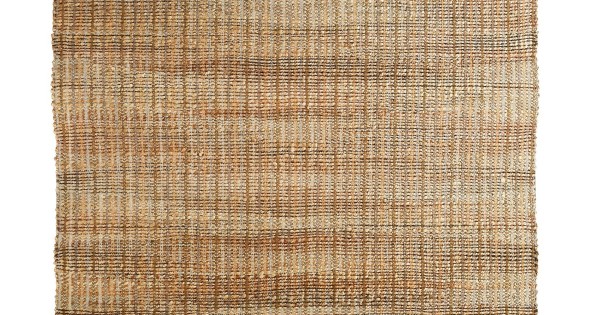 LR Home Natural Fiber Natural Jute/Rust Rug 03305 2 ft. X 3 ft. - Rugs Town