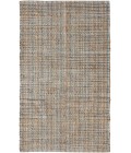 LR Home Natural Fiber Tan/Light Blue/Medium Blue 03305 9 ft. X 12 ft. Rect. Rug