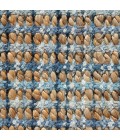LR Home Natural Fiber Tan/Light Blue/Medium Blue 03305 9 ft. X 12 ft. Rect. Rug