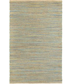 LR Home Natural Fiber Tan/Blue/Green 03313 7 ft. 9 in. X 9 ft. 9 in. Rect. Rug