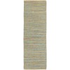 LR Home Natural Fiber Tan/Blue/Green 03313 2 ft. 6 in. X 7 ft. 9 in. Rect. Rug