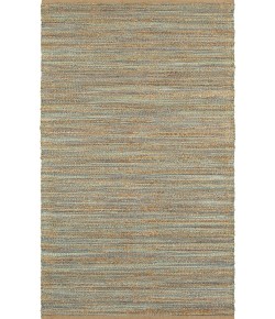 LR Home Natural Fiber Tan/Teal/Gray 03314 2 ft. X 3 ft. Rect. Rug