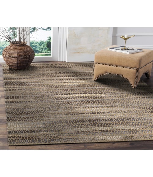 LR Home NATURAL FIBER 3333 Dark Gray 9' X 12' Rect. Rug