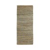 LR Home Nathalia NAT-AJ Tan/Aqua Blue/Medium Blue 2 ft. 6 in. x 7 ft. 9 in. Runner Rug