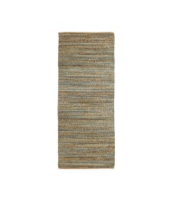 LR Home Nathalia NAT-AJ Tan/Aqua Blue/Medium Blue 2 ft. 6 in. x 7 ft. 9 in. Runner Rug