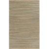 LR Home Natural Fiber Natural/Blue 03378 7 ft. 9 in. X 9 ft. 9 in. Rect. Rug