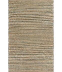 LR Home Natural Fiber Natural/Blue 03378 9 ft. X 12 ft. Rect. Rug